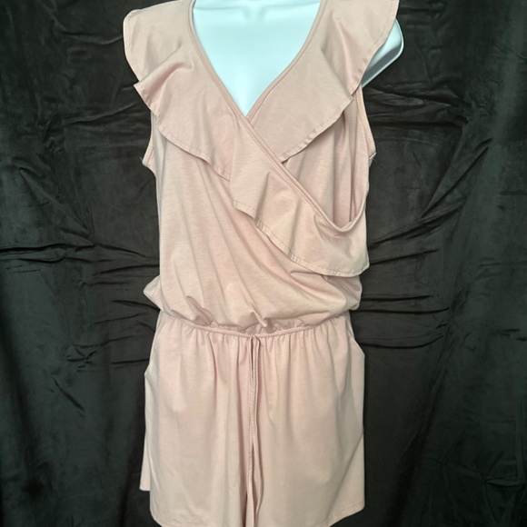 T Crew, Carmine rose/ pink romper, size M - Picture 2 of 6